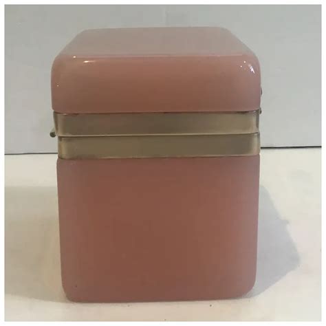 opalescent metal casket box|Opaline Casket Box .